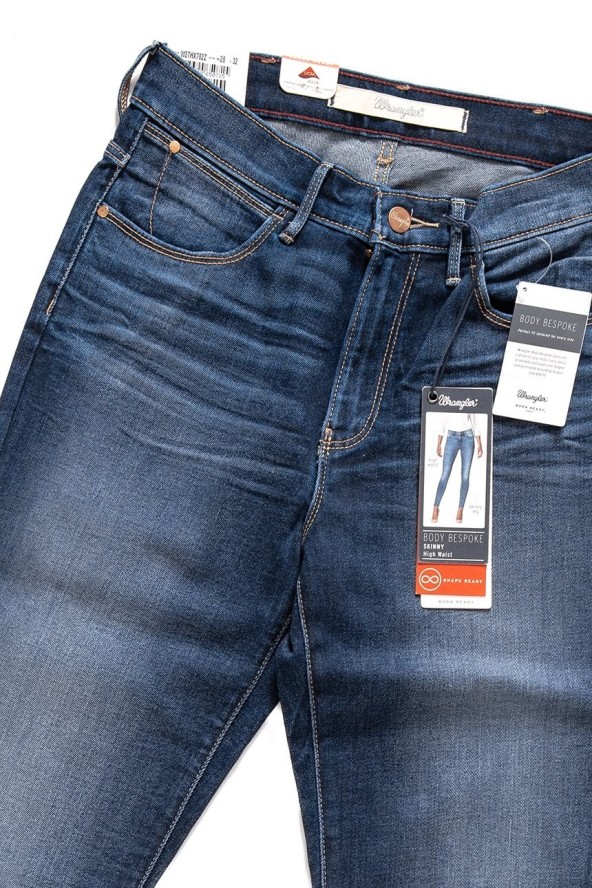 WRANGLER HIGH SKINNY FOZEN BLUE W27HX782Z