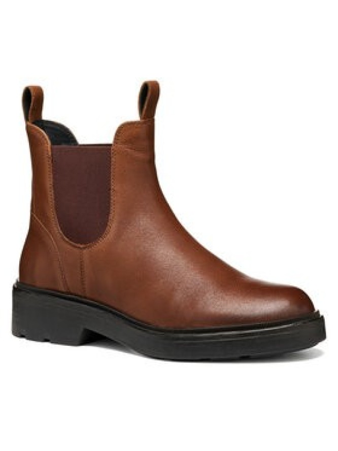 Geox Sztyblety D Swelen D665GI 81 C6R7J Brązowy ciemny