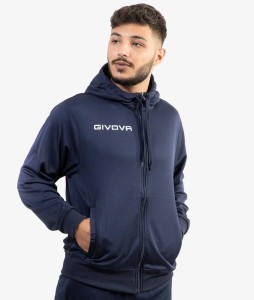 Bluza sportowa Givova Polarfleece 500 niebieska