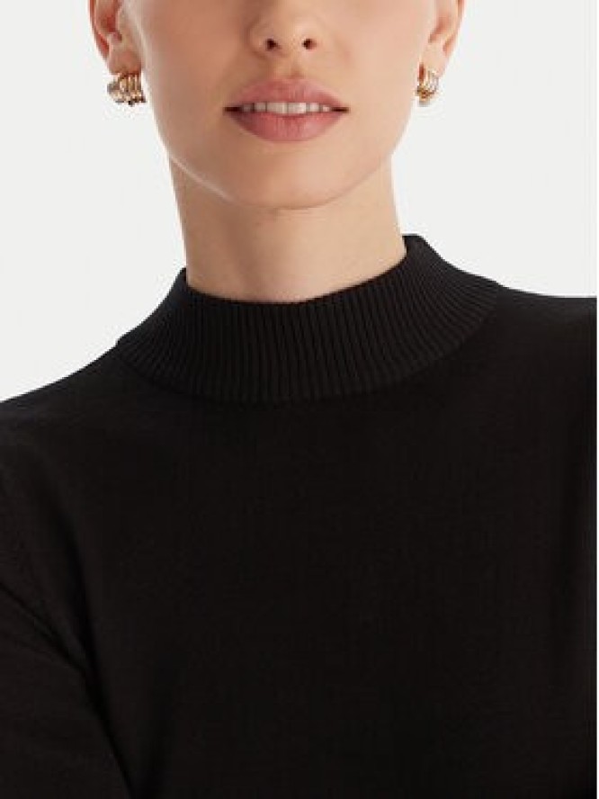 ACCESS FASHION Golf 54-8074 Czarny Slim Fit