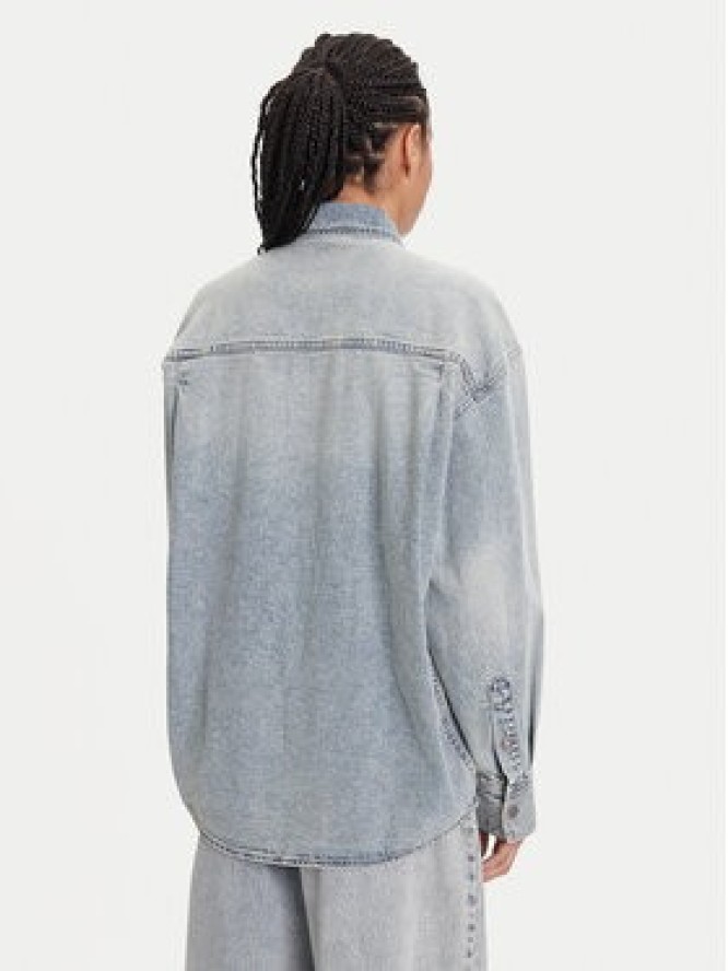 Miss Sixty Koszula jeansowa 6S1XJ49500 Niebieski Loose Fit