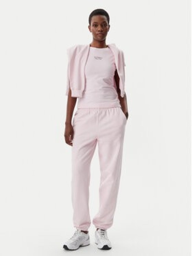 New Balance T-Shirt WT51958 Różowy Slim Fit