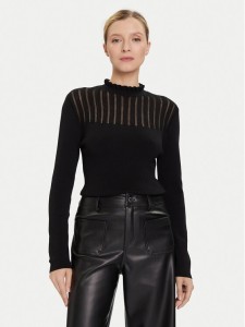 Morgan Sweter 252-MSNOWI Czarny Slim Fit