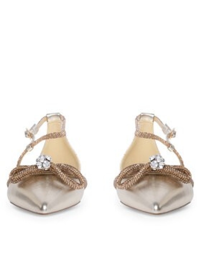 Eva Minge Sandały COMO-V1381-813-1 Złoty