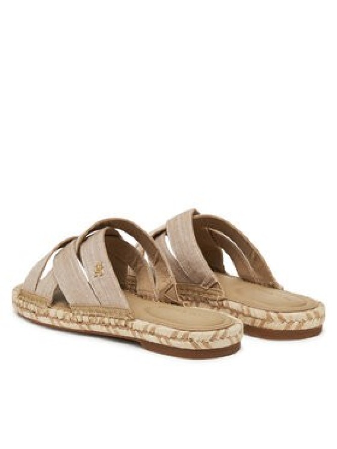 Tommy Hilfiger Espadryle Chambray Espadrille Mule FW0FW08501 Beżowy