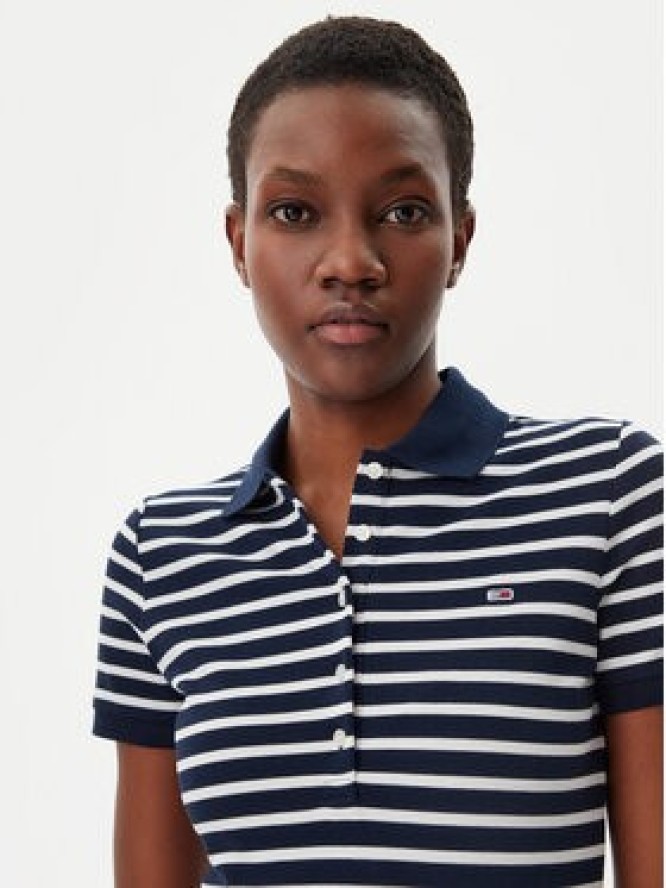 Tommy Jeans Sukienka codzienna DW0DW20383 Granatowy Regular Fit