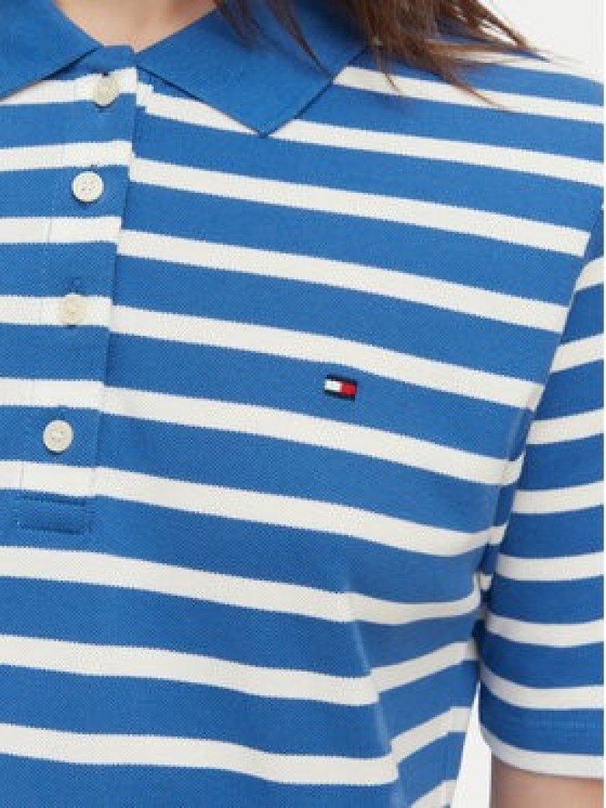Tommy Hilfiger Polo 1985 WW0WW43224 Niebieski Regular Fit