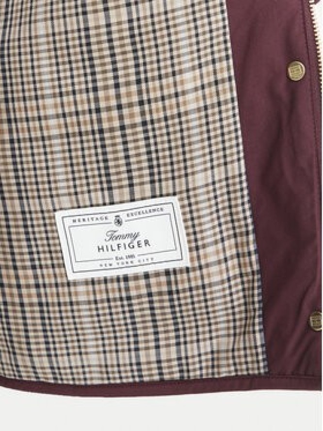 Tommy Hilfiger Kurtka przejściowa WW0WW51512 Bordowy Regular Fit
