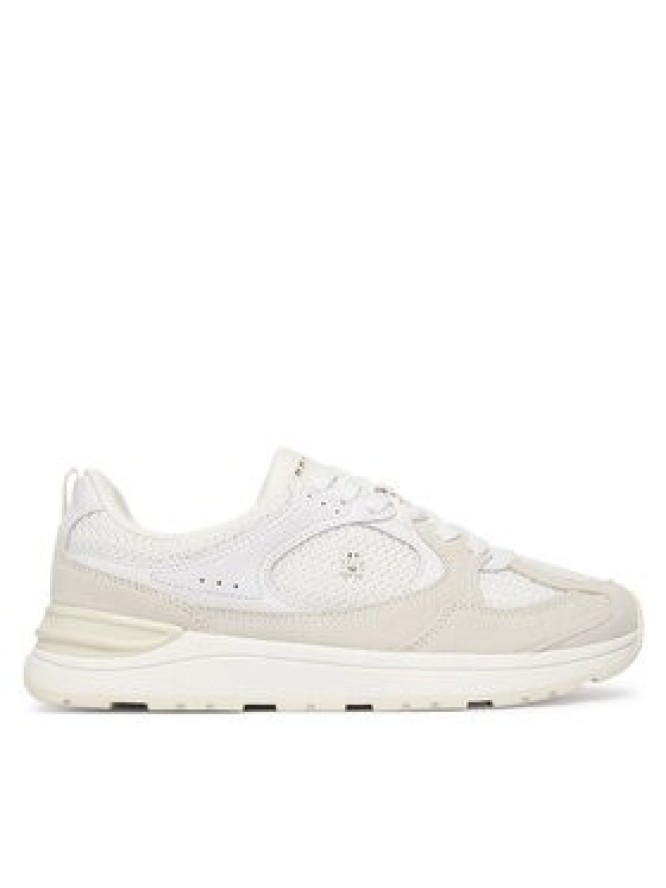 Tommy Hilfiger Sneakersy Th Mix Material Runner FW0FW09306 Biały