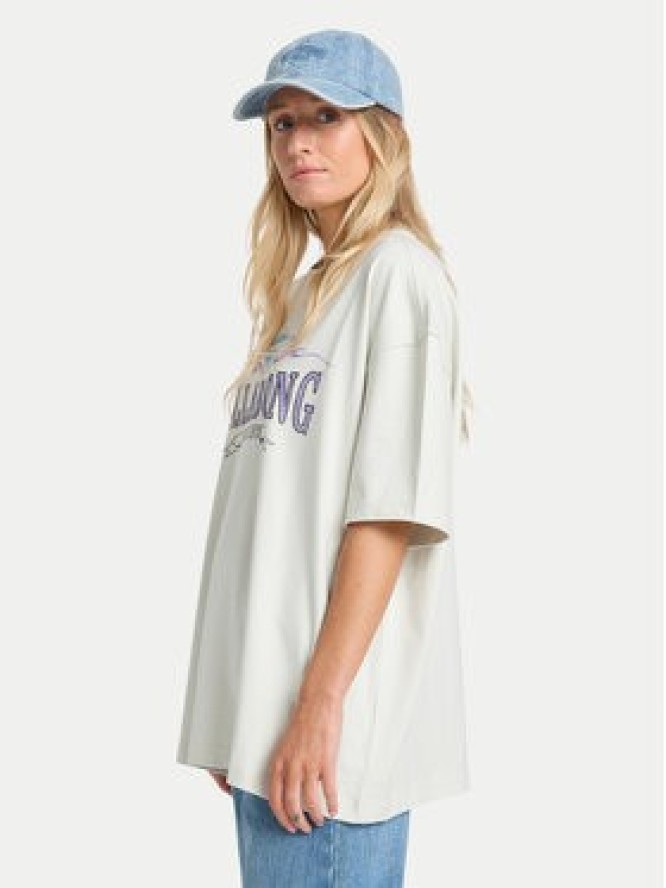 Billabong T-Shirt Wave Out EBJZT00481 Biały Loose Fit