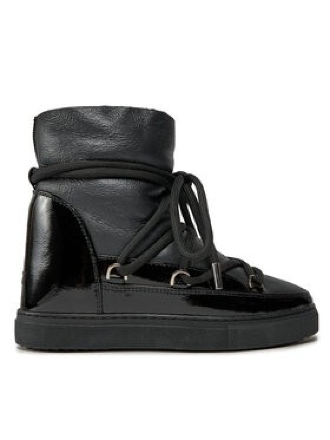 Inuikii Śniegowce Gloss Wedge 75203-007 Czarny