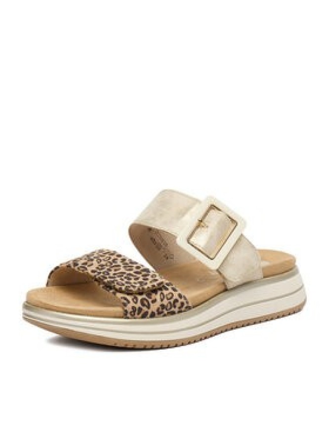 Remonte Klapki CEO-D1J61-91 Złoty