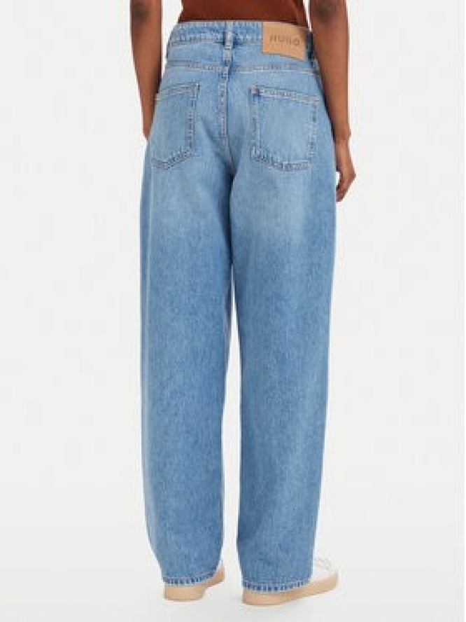 HUGO Jeansy Leni_S_B 50566130 Niebieski Loose Fit