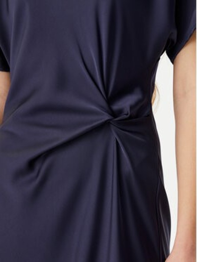 Rinascimento Sukienka koktajlowa CFC0122932003 Granatowy Regular Fit