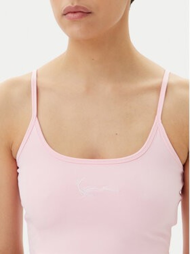 Karl Kani Top Small Signature Essential 61310126 Różowy Regular Fit