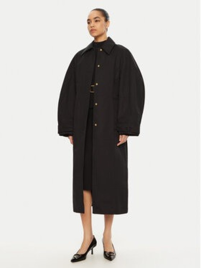 JACQUEMUS Trencz 24E241CO051 Czarny Regular Fit