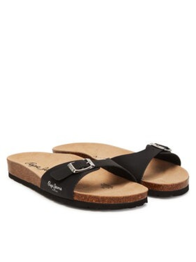 Pepe Jeans Klapki PLS90616 Czarny