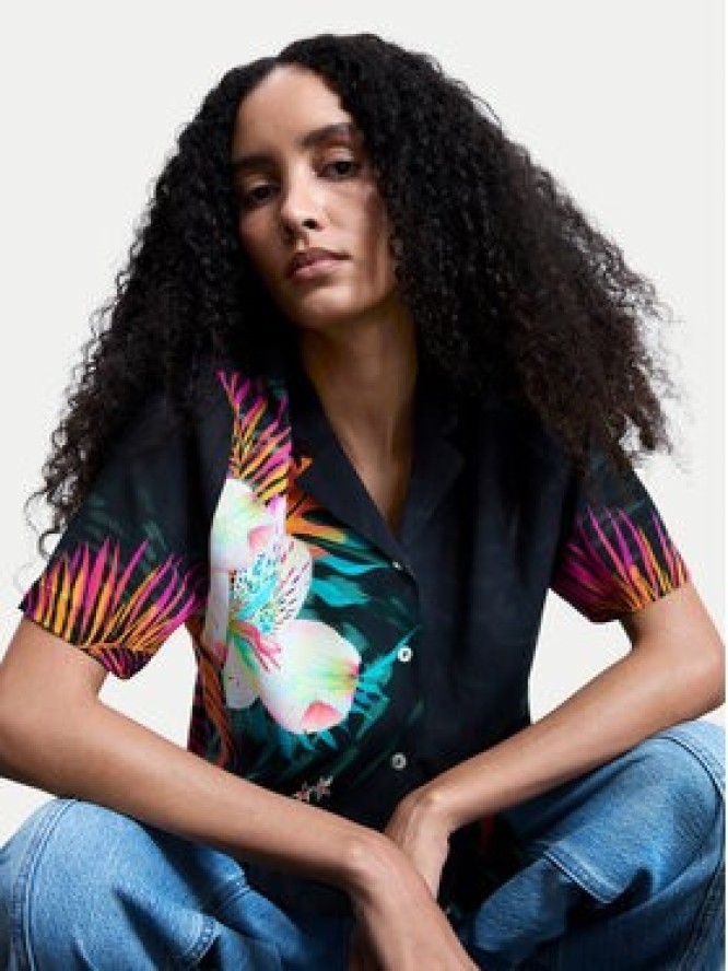 Desigual Koszula Daikiri 26SWCW36 Czarny Regular Fit