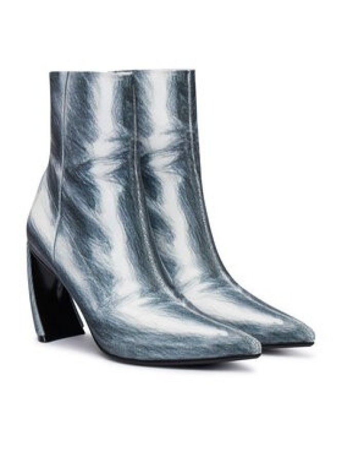 United Nude Botki Zuma Canvas HI 110611006202 Srebrny