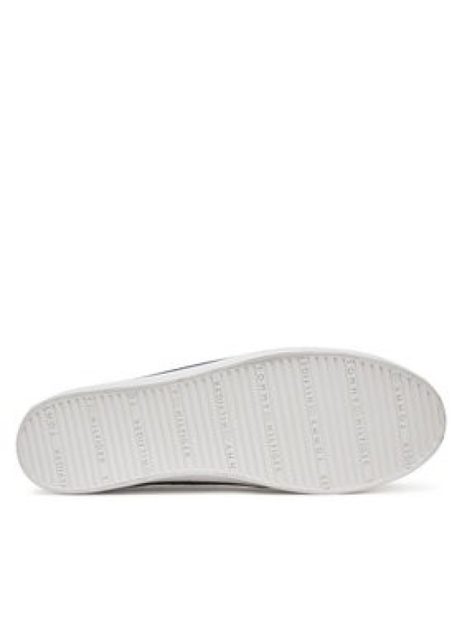 Tommy Hilfiger Sneakersy Washed Canvas Vulc Sneaker FW0FW08894 Granatowy