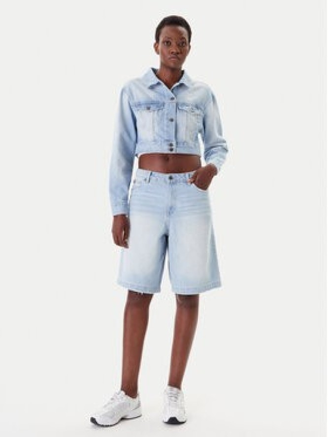 Karl Kani Kurtka jeansowa PD00005493 Niebieski Regular Fit