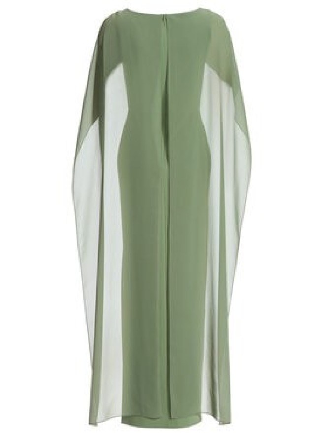 Swing Sukienka wieczorowa 5AK11900 Zielony Regular Fit