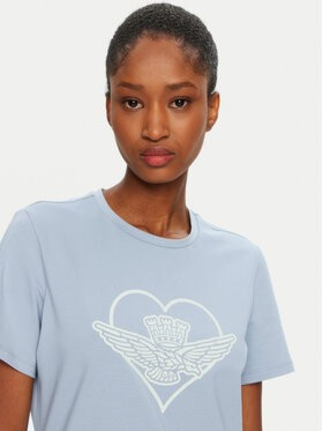 Aeronautica Militare T-Shirt 242TS2351DJ657 Beżowy Regular Fit