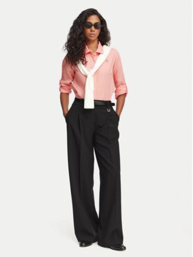 Beverly Hills Polo Club Koszula P-SS26W-SH0004 Koralowy Regular Fit