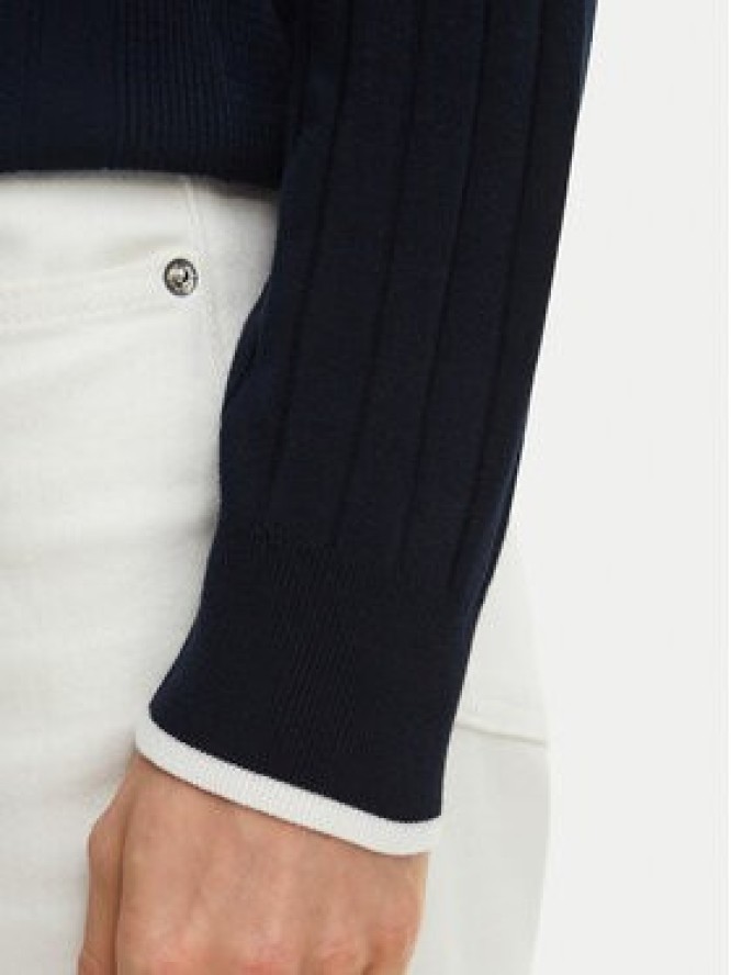 Lacoste Sweter AF8544 Granatowy Regular Fit