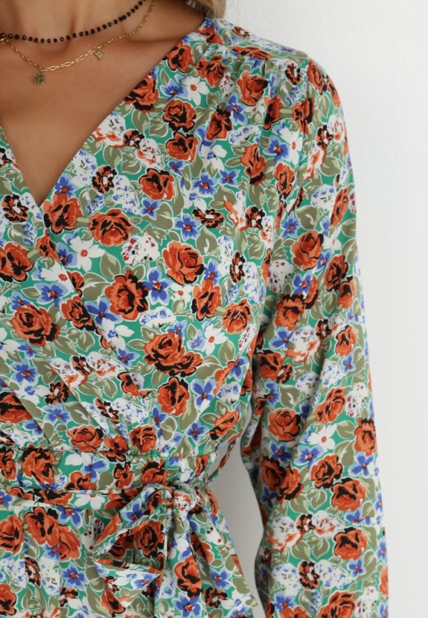 Zielona Sukienka Brizolle