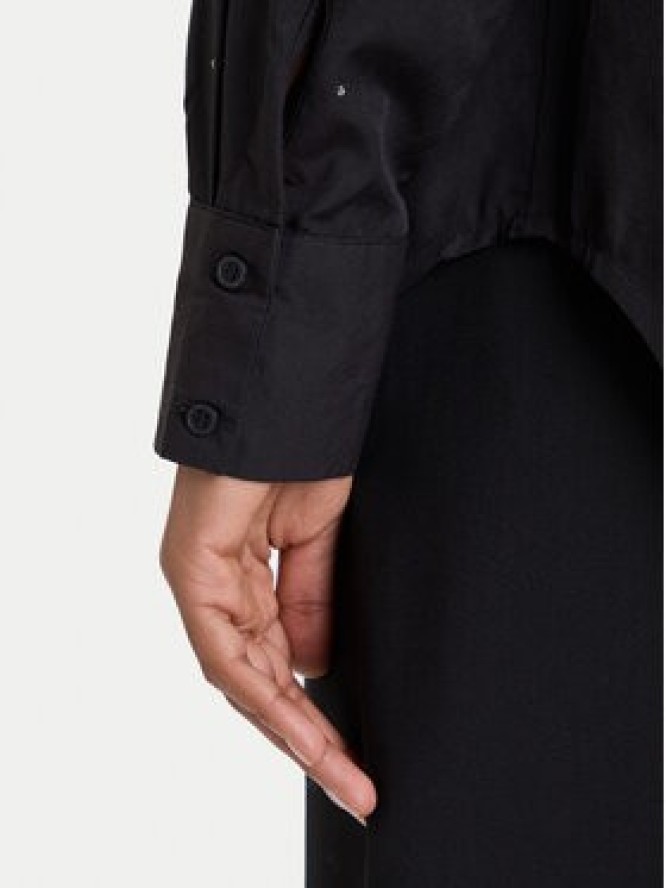 Vero Moda Koszula Fanni 10337791 Czarny Oversize