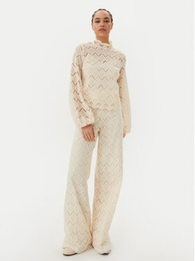 TWINSET Bluzka 251TP2404 Beżowy Regular Fit