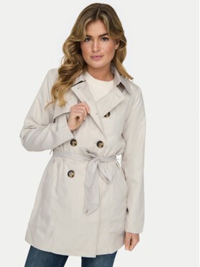 ONLY Trencz Valerie 15191821 Beżowy Regular Fit
