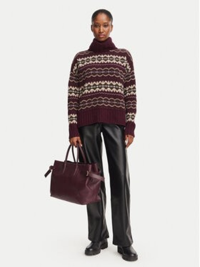 Barbour Golf Helen LKN1560RE97 Bordowy Oversize