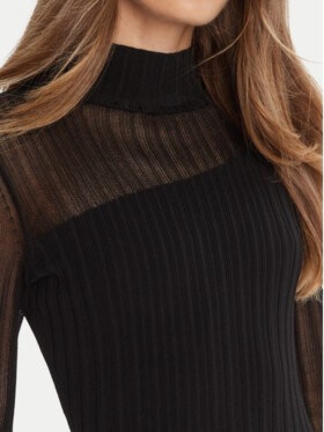 HUGO Sukienka dzianinowa Siclaminy 50542664 Czarny Slim Fit