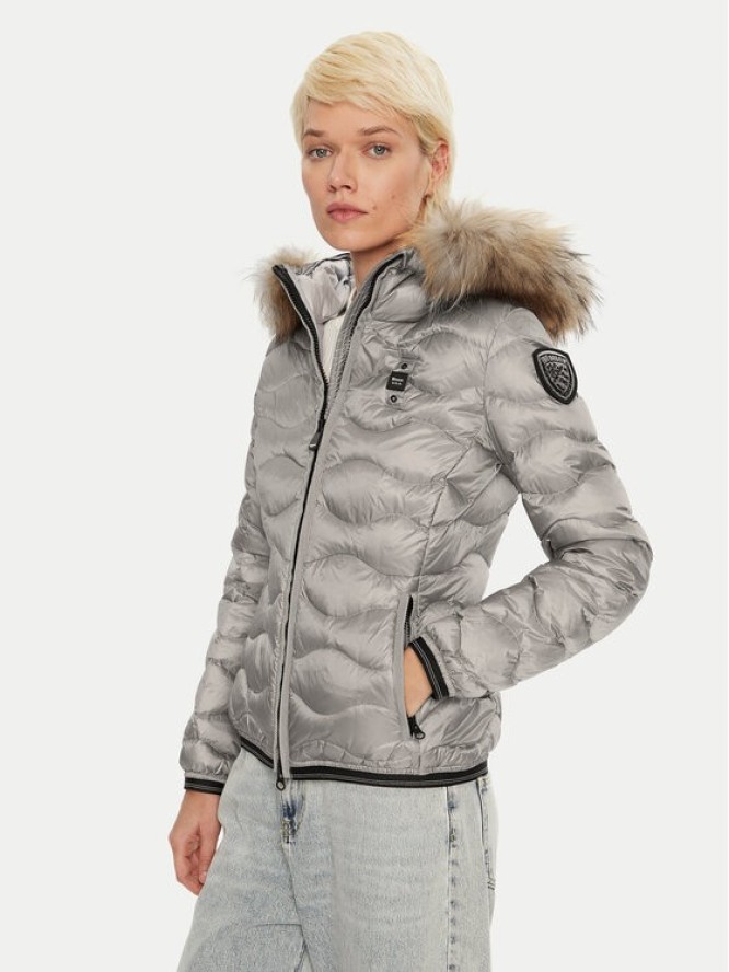 Blauer Kurtka puchowa 24WBLDC03048 Szary Regular Fit