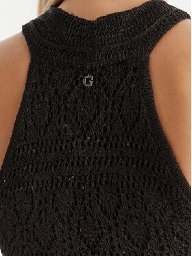 Guess Sukienka dzianinowa W5YK48 Z37G0 Czarny Slim Fit