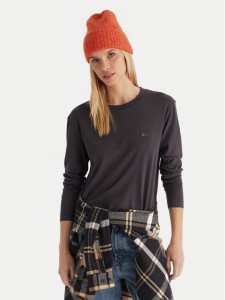 Quiksilver Bluzka Essential LS TEE EQWZT03199 Szary Regular Fit