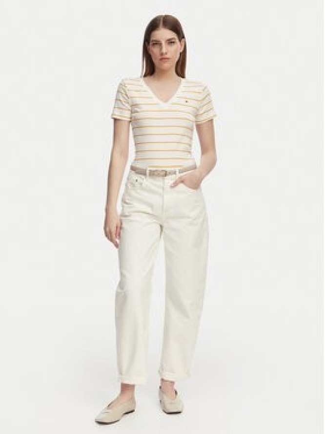 Tommy Hilfiger T-Shirt New Cody WW0WW40584 Pomarańczowy Slim Fit