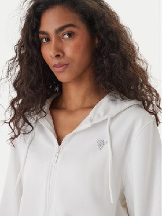 Guess Bluza V6GQ15 K3093 Biały Regular Fit