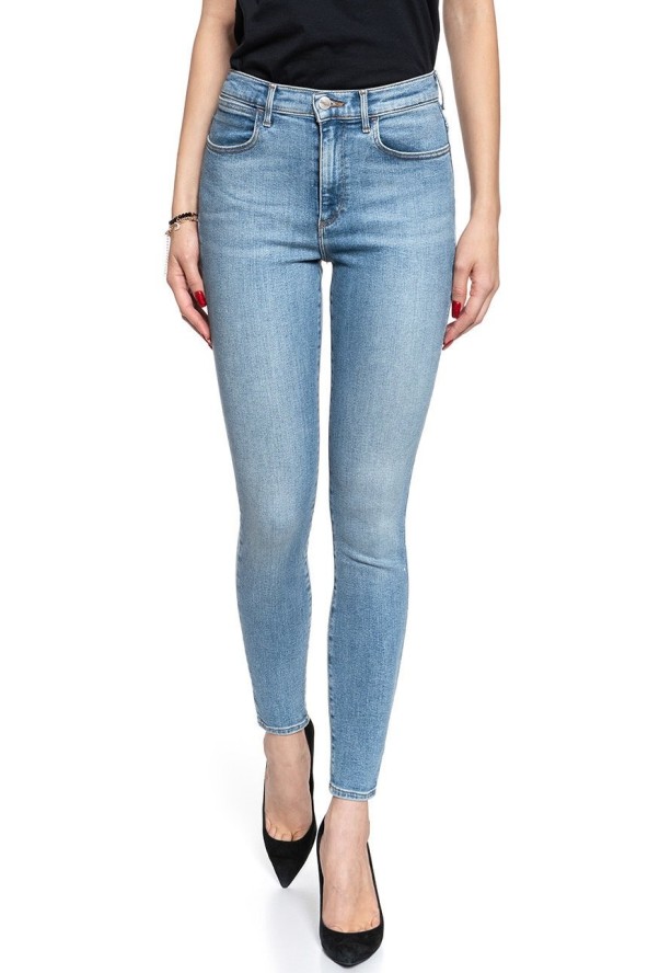 WRANGLER HIGH RISE SKINNY LIGHT OCEAN W27HWD86W 112128136