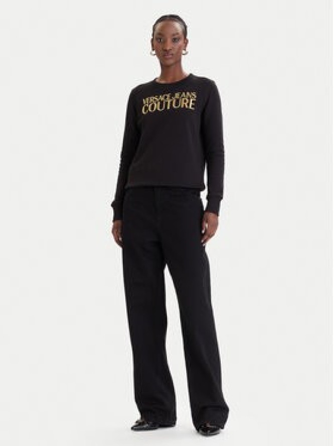 Versace Jeans Couture Bluza 80HAIT01 CF01T Czarny Regular Fit