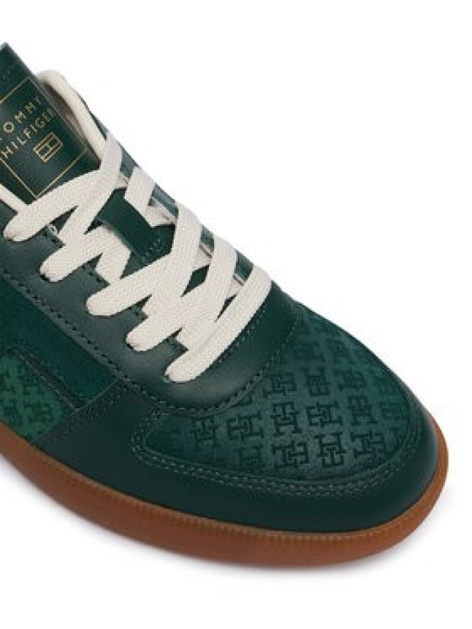 Tommy Hilfiger Sneakersy Th Tribeca Sneaker Monogram FW0FW09691 Zielony
