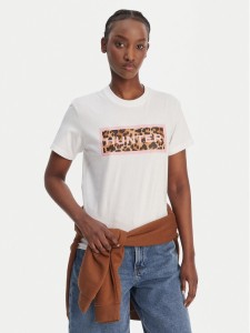 Hunter T-Shirt Essentials HARW0011261 Biały Regular Fit