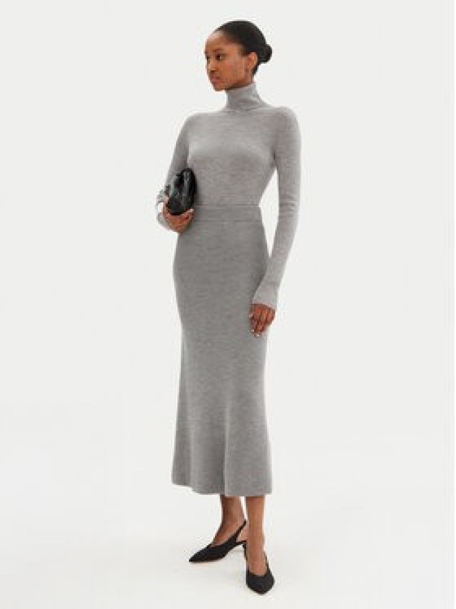 Max Mara Leisure Spódnica midi Agile 2426306028 Szary Regular Fit