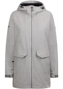 Trespass Crystals - Female Rainwear Jacket Platinum Marl