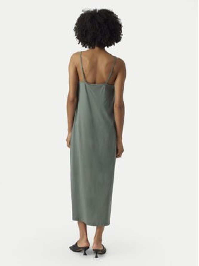 Vero Moda Sukienka letnia Luna 10286077 Zielony Regular Fit