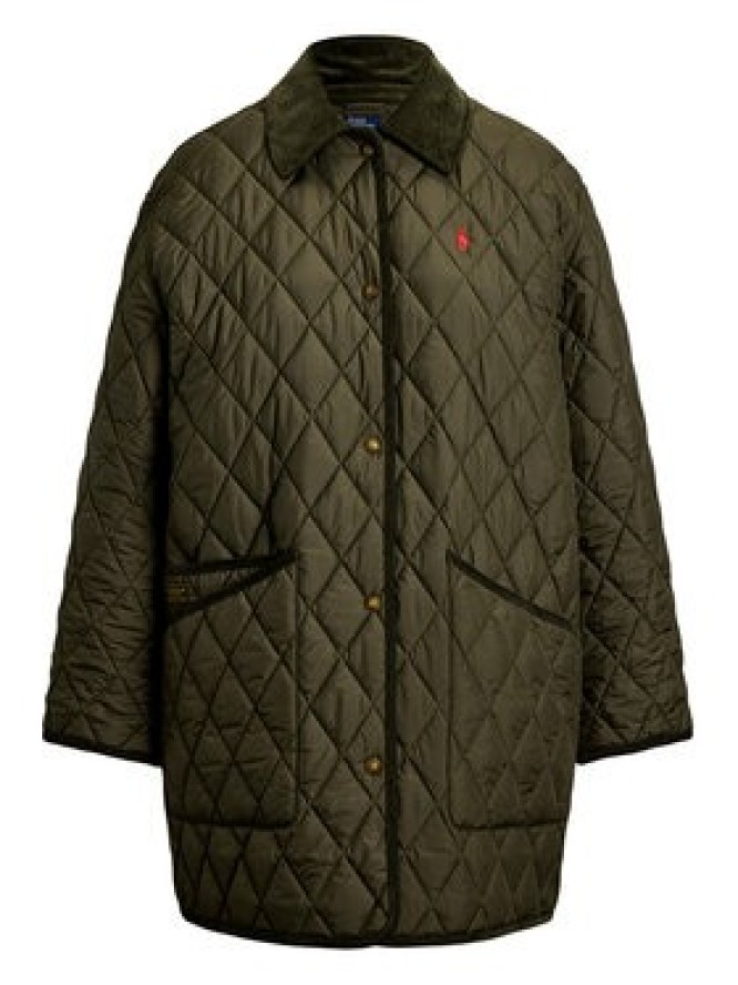 Polo Ralph Lauren Kurtka przejściowa 211971180002 Zielony ciemny Oversize