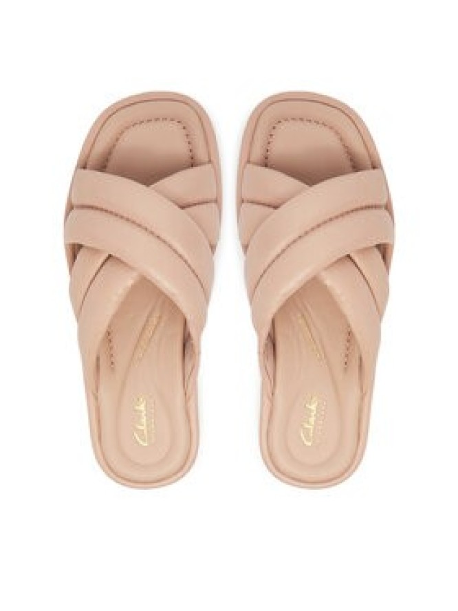 Clarks Klapki Alda Glide 26181185 Różowy