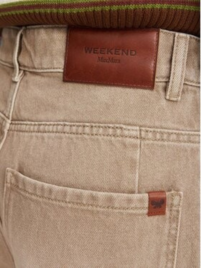 Weekend Max Mara Jeansy Arcadia 2625186061 Beżowy Boyfriend Fit